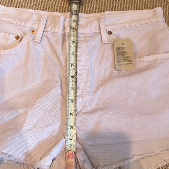 NWT Levi's 501 grey wash Women's Denim cut off Shorts size 32 - Picture 8 of 10
